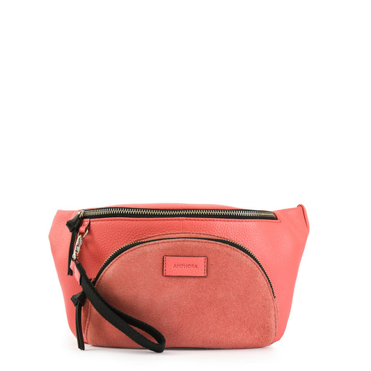 RIÑONERA CUERO NILE CORAL