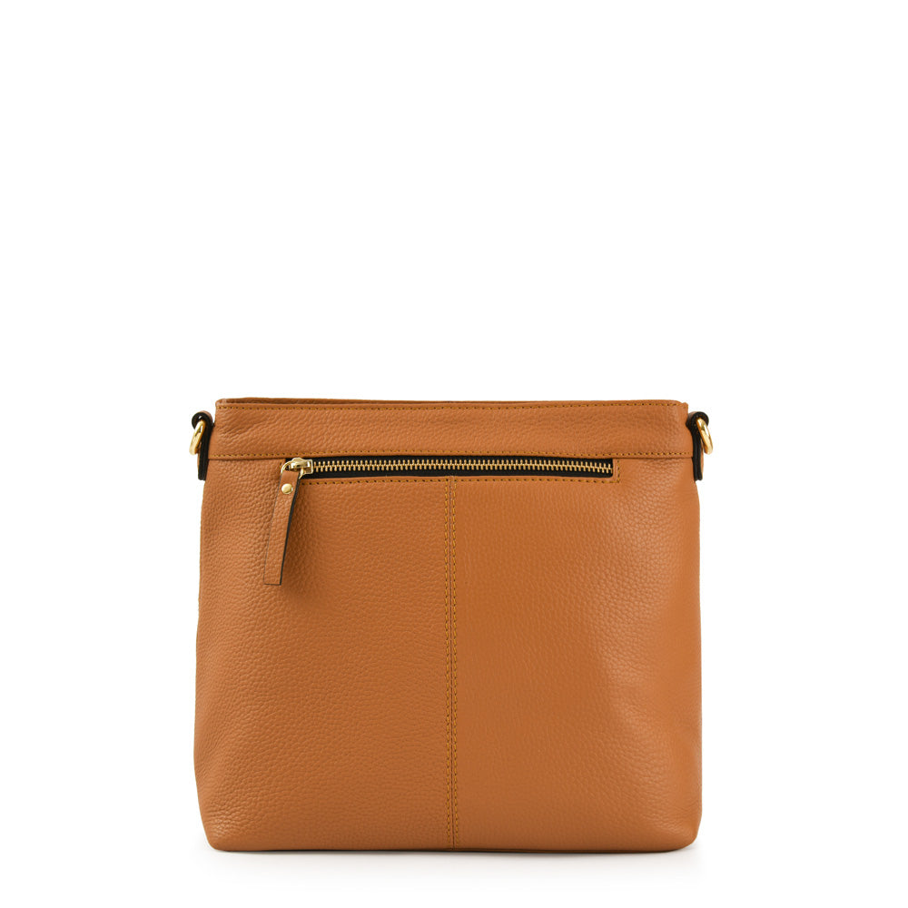 BANDOLERA CUERO NILE CAMEL