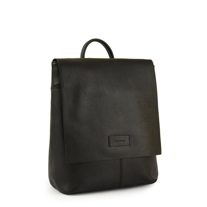 MOCHILA CUERO PARANA NEGRO