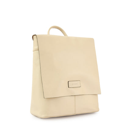 MOCHILA CUERO PARANA BLANCO