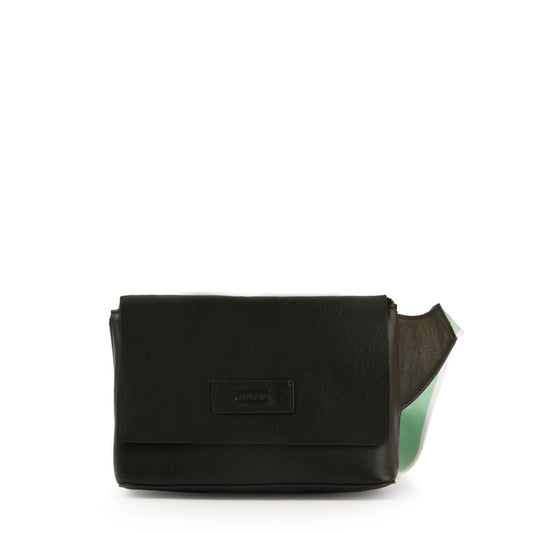 RIÑONERA CUERO PARANA NEGRO