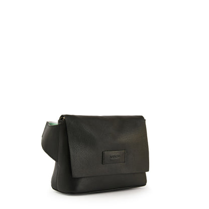 RIÑONERA CUERO PARANA NEGRO