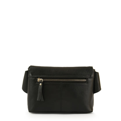 RIÑONERA CUERO PARANA NEGRO