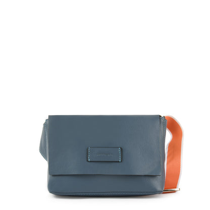 RIÑONERA CUERO PARANA CELESTE