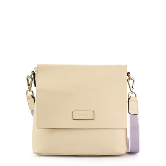 BANDOLERA CUERO PARANA BLANCO