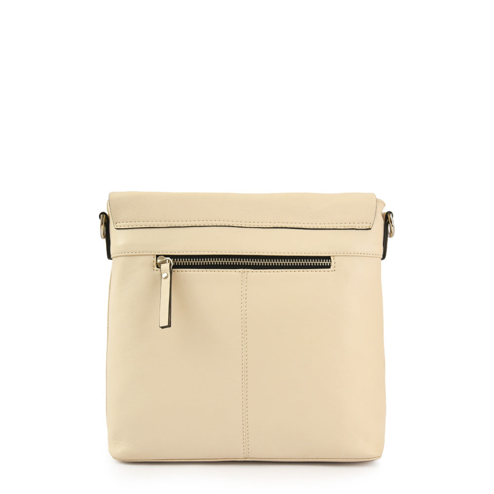 BANDOLERA CUERO PARANA BLANCO