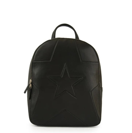 MOCHILA CUERO ETOILES NEGRO