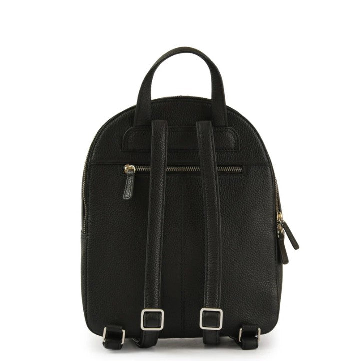 MOCHILA CUERO ETOILES NEGRO