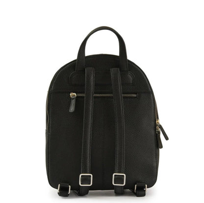 MOCHILA CUERO ETOILES NEGRO