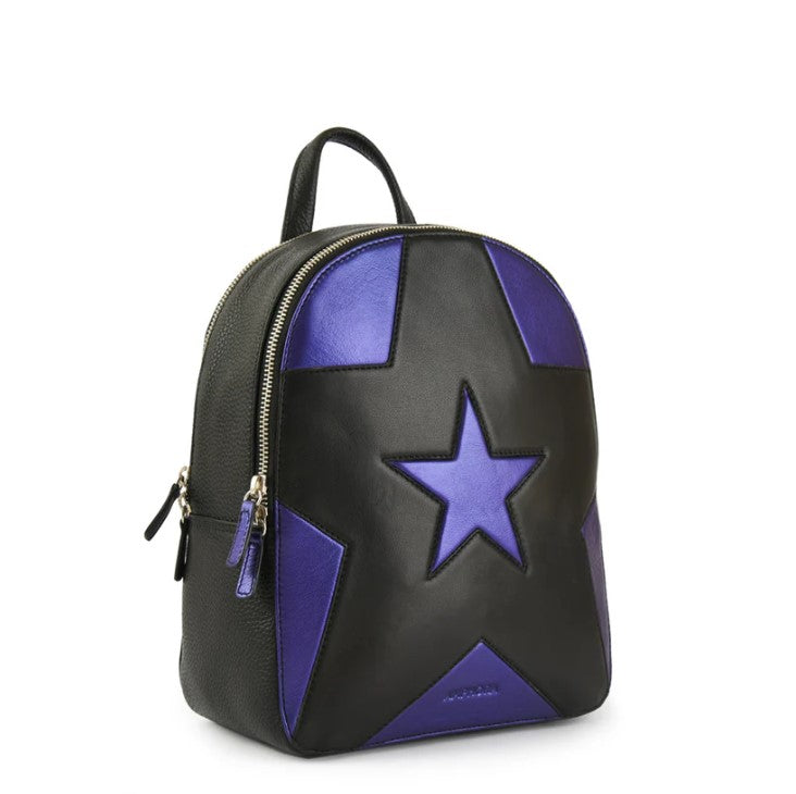 MOCHILA CUERO ETOILES MIX COLORES