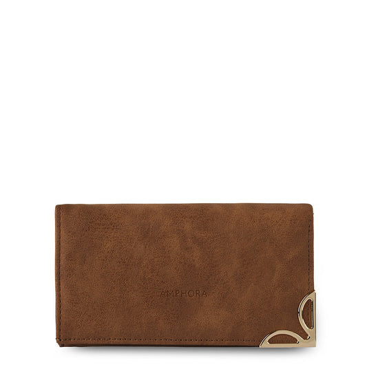 BILLETERA ACORDEÓN MEDIANA ELEONOR MARRÓN