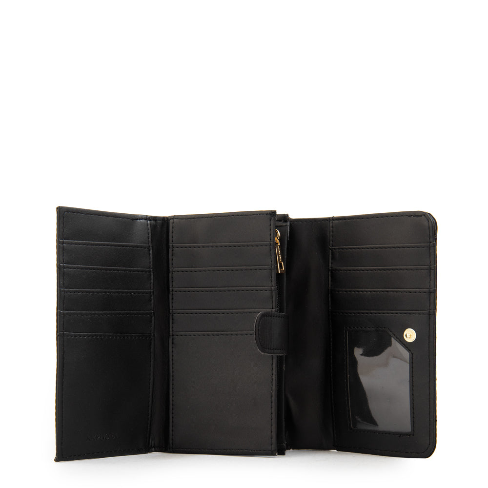 BILLETERA MEDIANA JAPON NEGRO