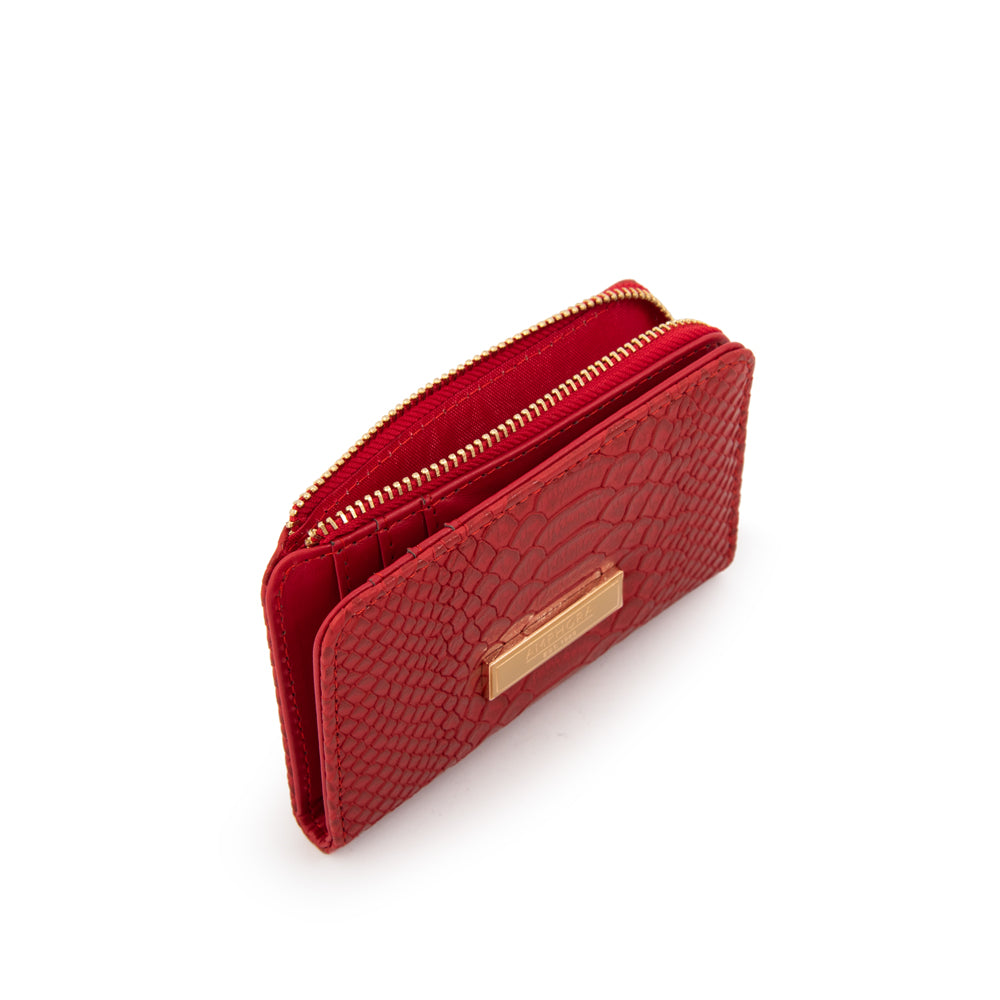 BILLETERA CHICA LUISA ROJO