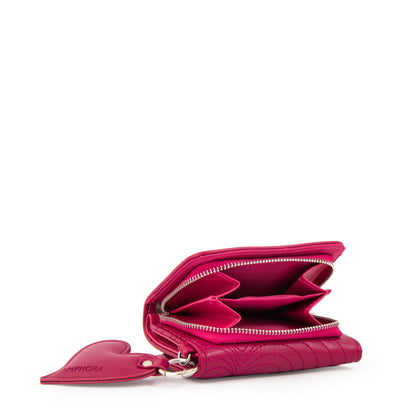 BILLETERA CUORE FUCSIA