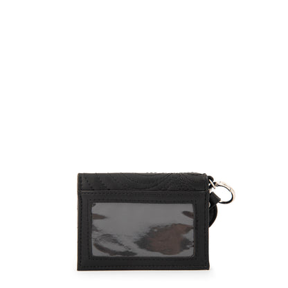 BILLETERA CON VENTANA EXTERIOR CUORE NEGRO
