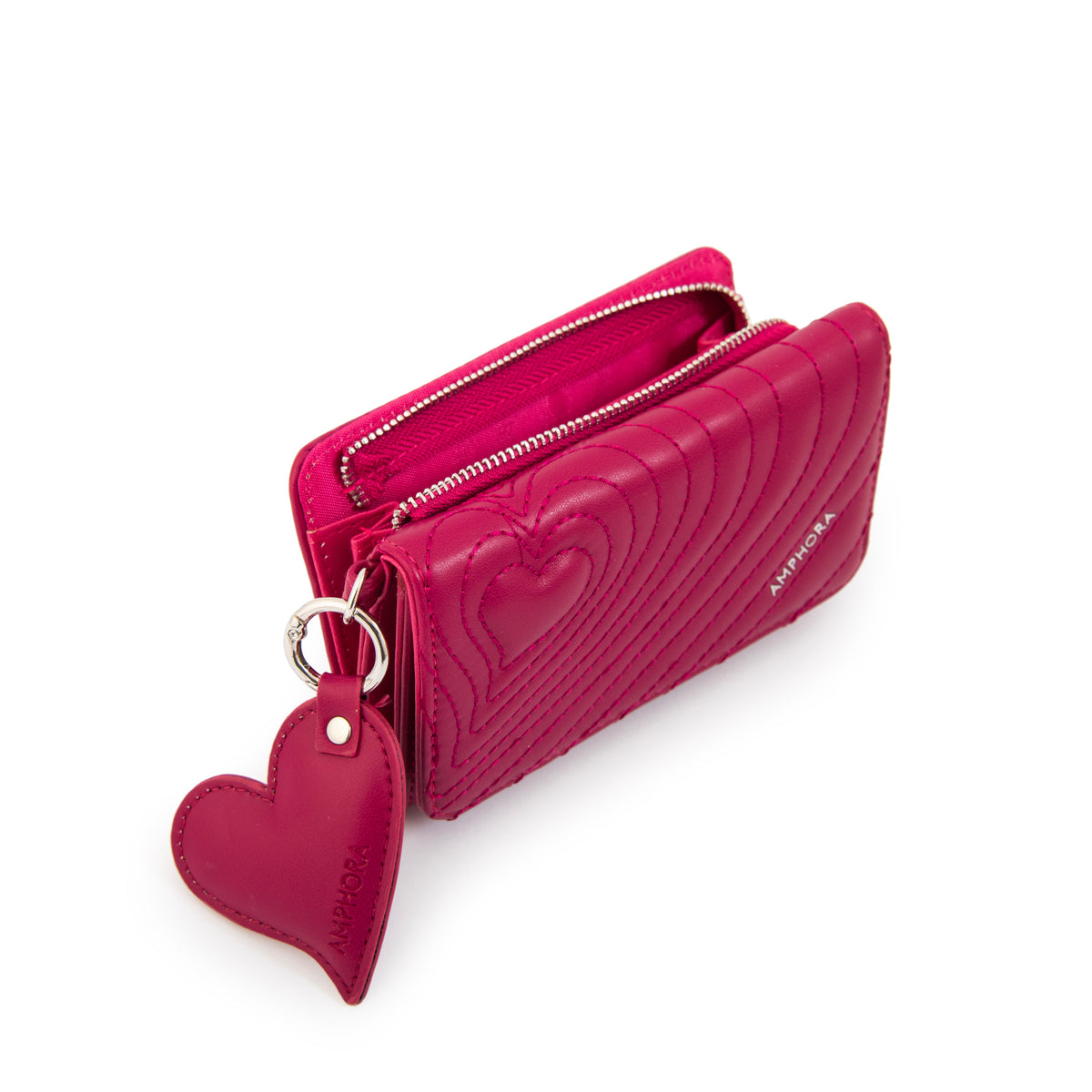 BILLETERA CUORE FUCSIA