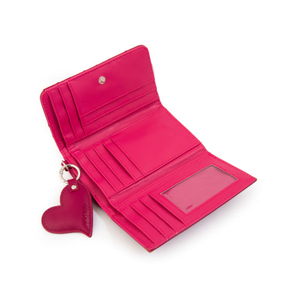 BILLETERA CUORE FUCSIA