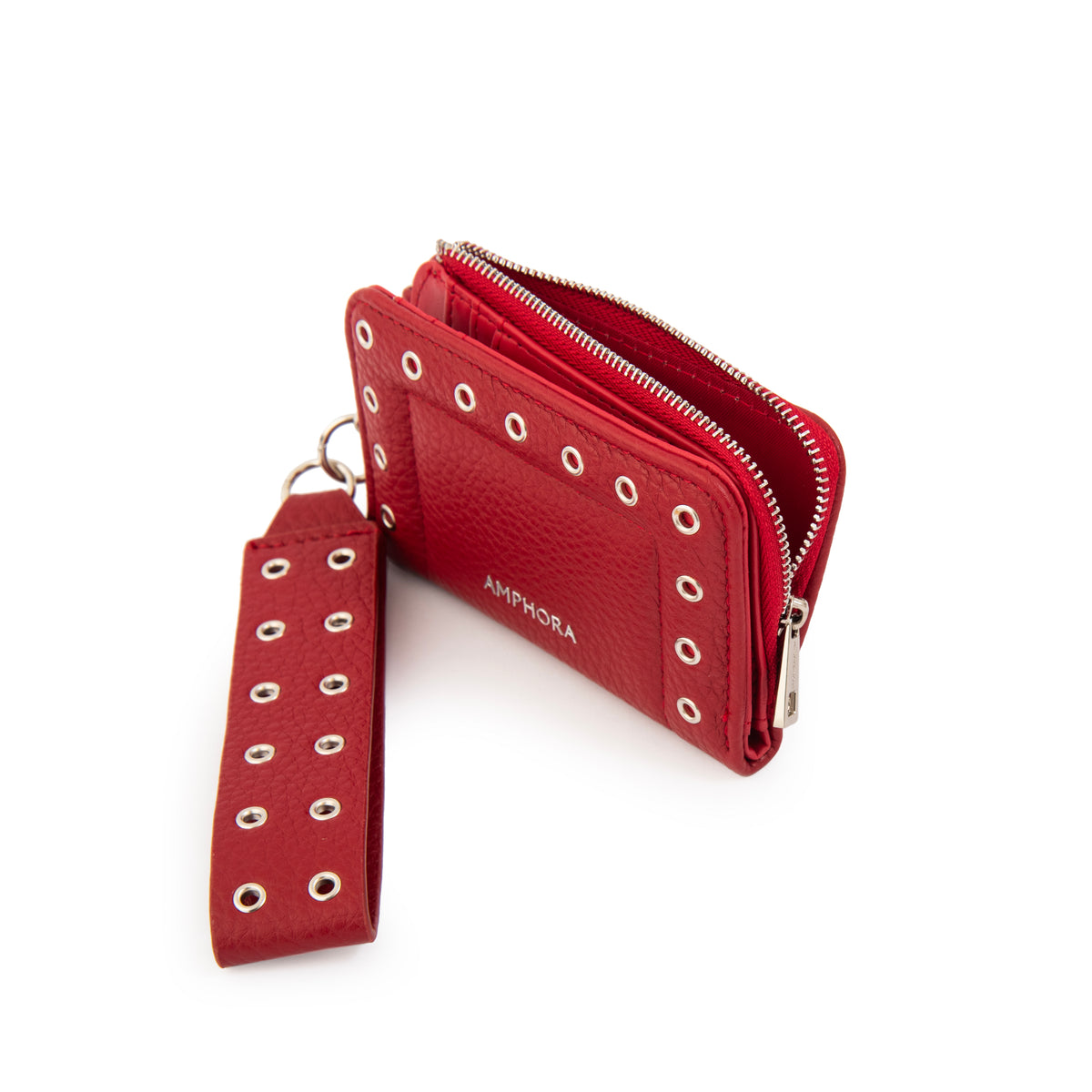 BILLETERA SIMPLE CATRINA ROJO