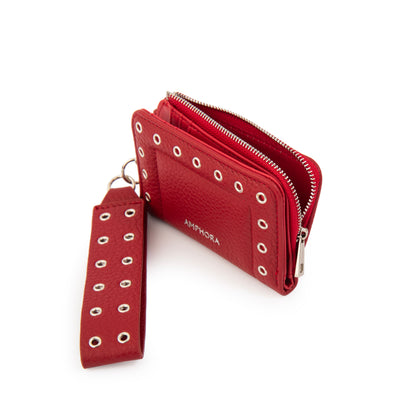 BILLETERA SIMPLE CATRINA ROJO