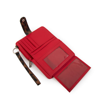BILLETERA LILY ROJO