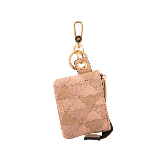 LLAVERO MONEDERO HAZEL ROSA