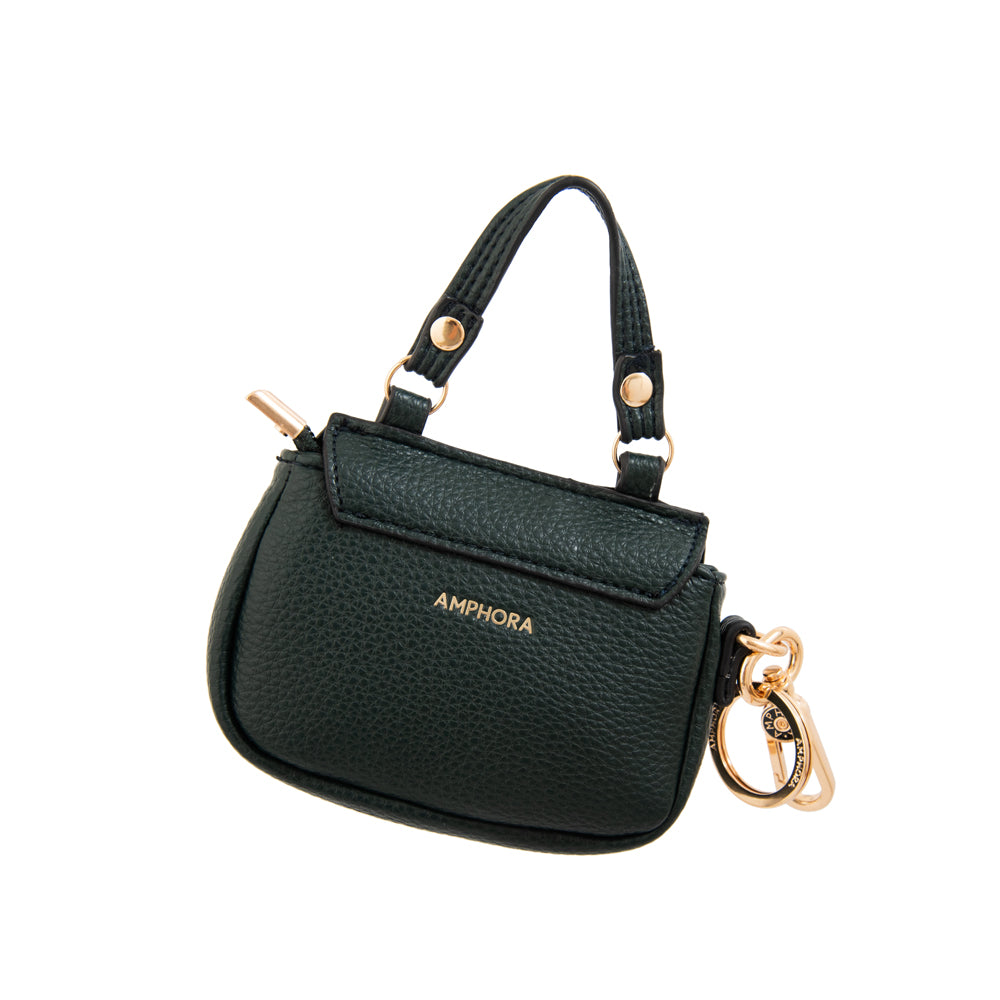 LLAVERO MONEDERO MINI CARTERA LUCY PETRÓLEO