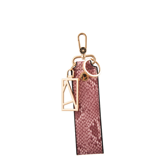 LLAVERO MUÑEQUERA CON COLGANTE ESKAI ROSA
