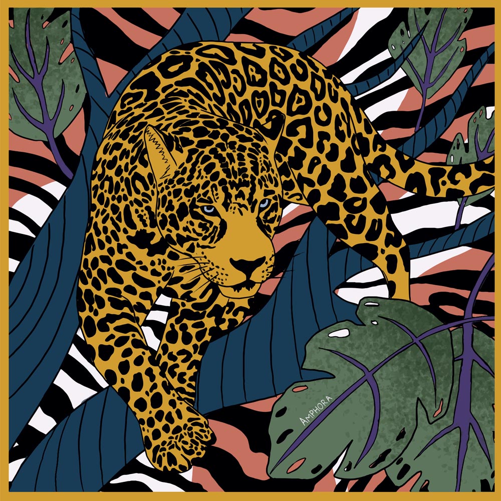 PAÑUELO MEDIANO CONGO CORAL