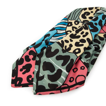 PAÑUELO MEDIANO COLLAGE MIX COLORES