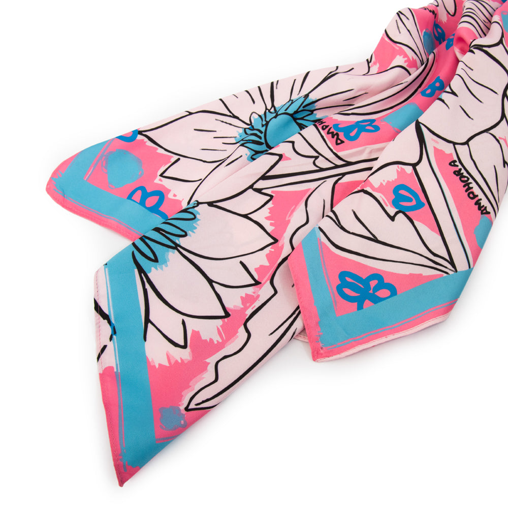 PAÑUELO MEDIANO LIRICA ROSA