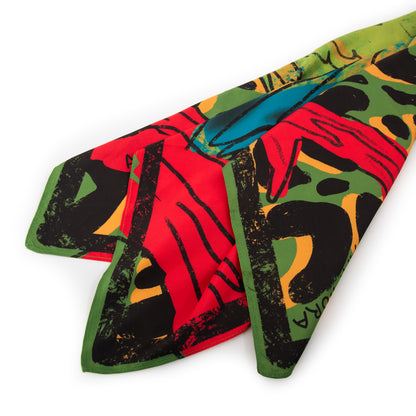 PAÑUELO MEDIANO NINFA VERDE