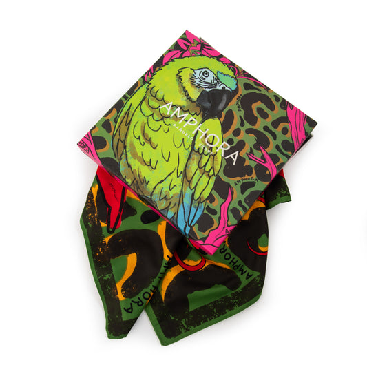 PAÑUELO MEDIANO NINFA VERDE