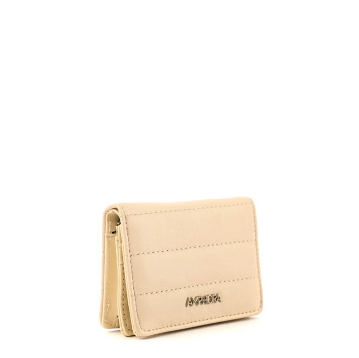 BILLETERA ESTUCHE ANIMA BEIGE