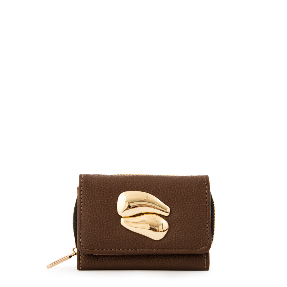 BILLETERA CHICA LIZET MARRÓN