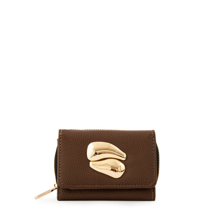 BILLETERA CHICA LIZET MARRÓN