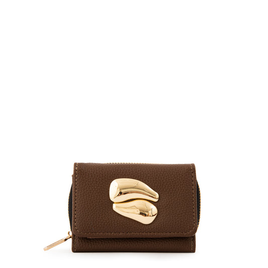 BILLETERA CHICA LIZET MARRÓN