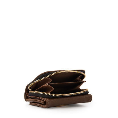 BILLETERA CHICA LIZET MARRÓN