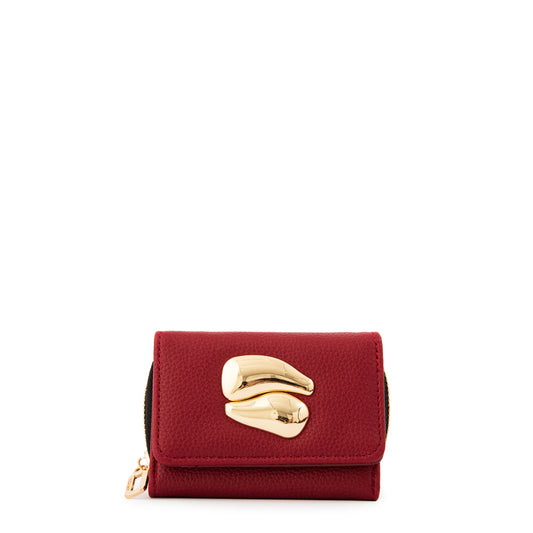 BILLETERA CHICA LIZET ROJO