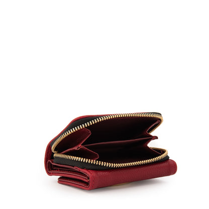 BILLETERA CHICA LIZET ROJO
