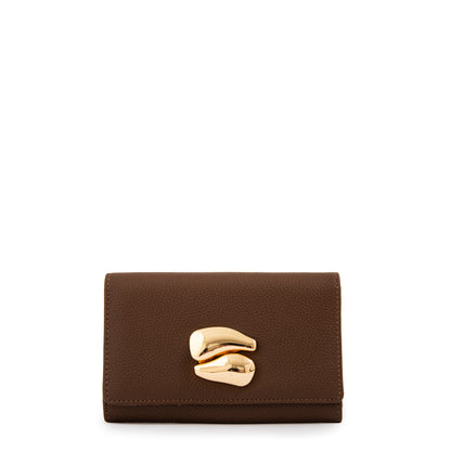 BILLETERA MEDIANA LIZET MARRÓN
