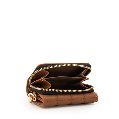 BILLETERA CHICA GRECIA MARRÓN