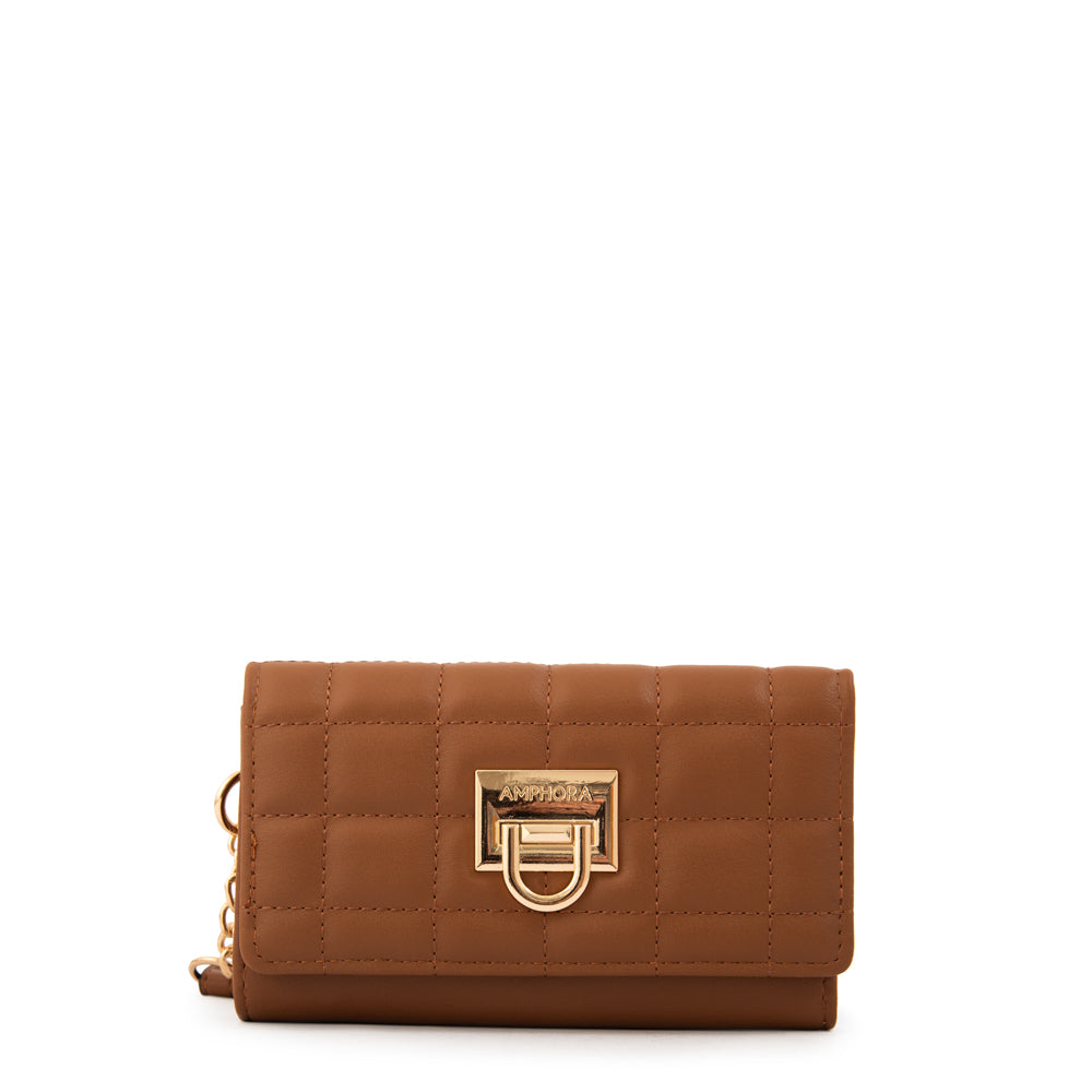 BILLETERA MEDIANA GRECIA MARRÓN