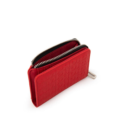 BILLETERA CHICA LYDIA ROJO