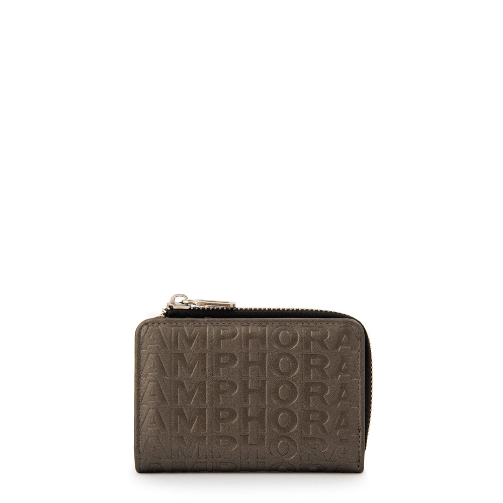 BILLETERA CHICA LYDIA PLATEADO