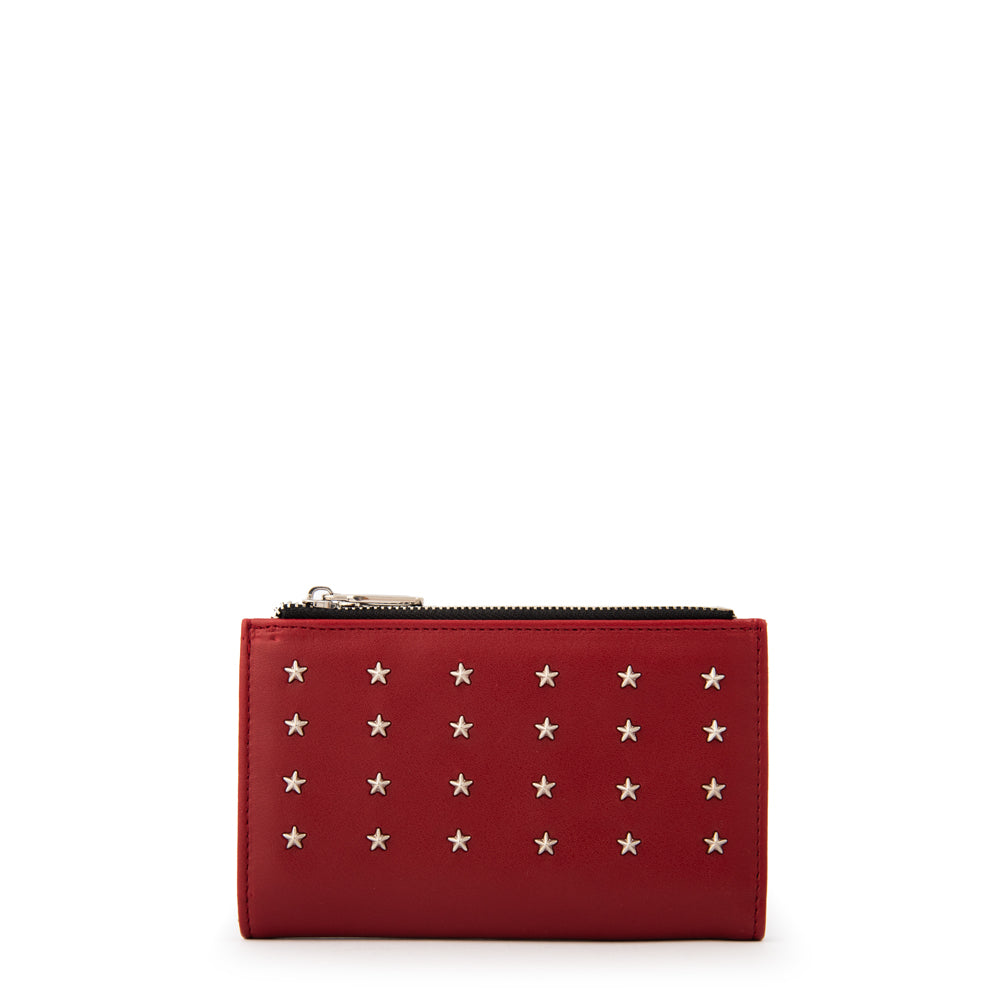 BILLETERA MEDIANA CROMA ROJO