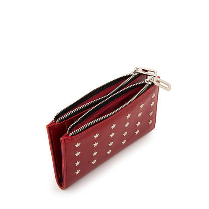 BILLETERA MEDIANA CROMA ROJO