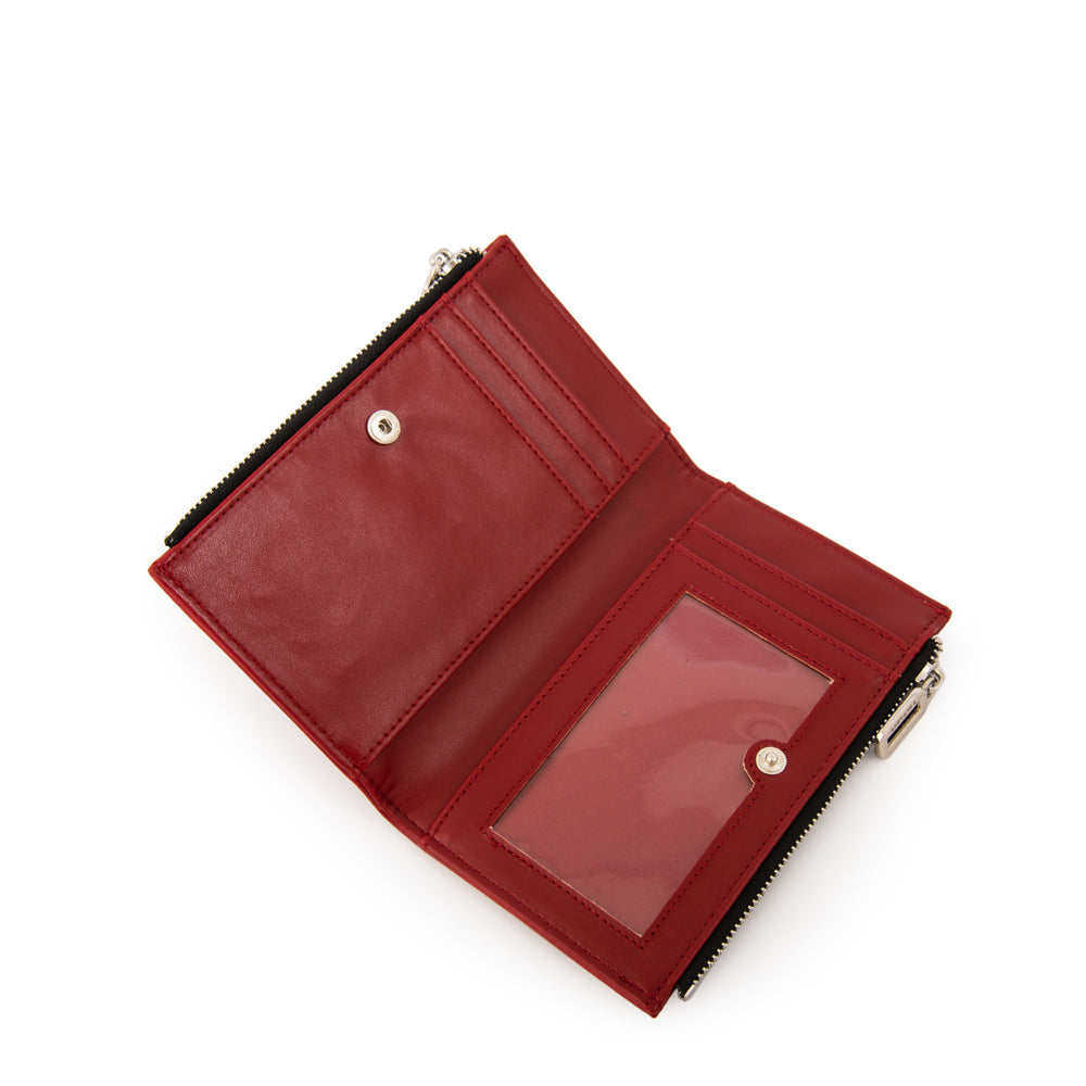 BILLETERA MEDIANA CROMA ROJO