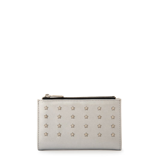 BILLETERA MEDIANA CROMA PLATEADO