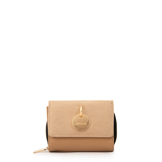 BILLETERA CHICA MAGGIE BEIGE