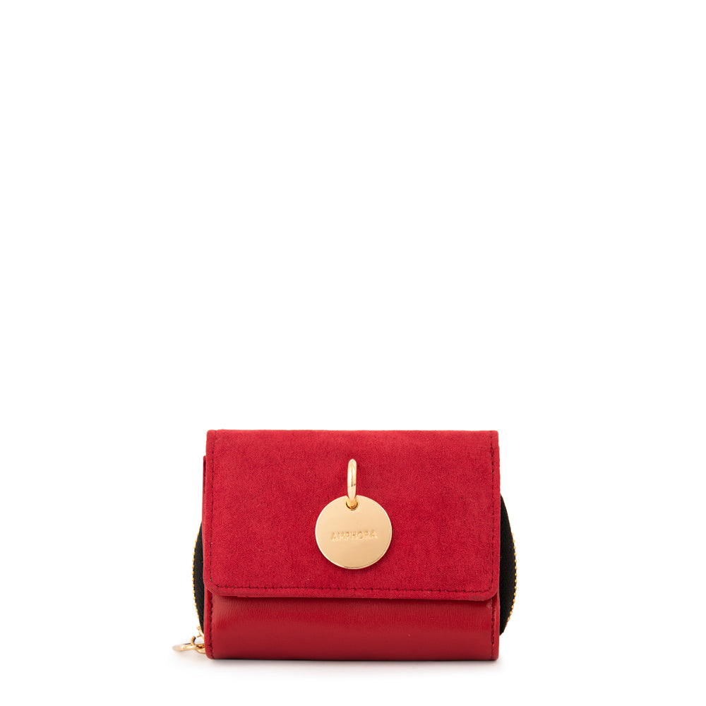 BILLETERA CHICA MAGGIE ROJO
